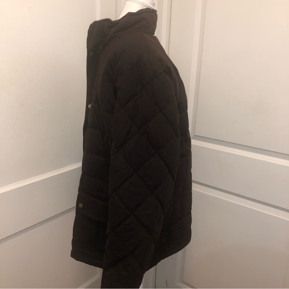 Ll bean mens down filled winter coat size large tall - Picture 3 of 6